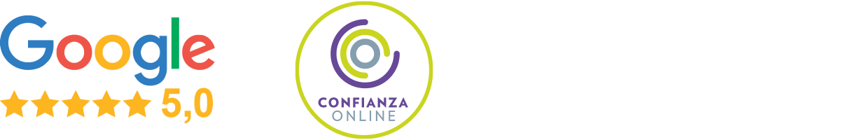 Valorado 5,0 en Google · Confianza Online · Banco de España